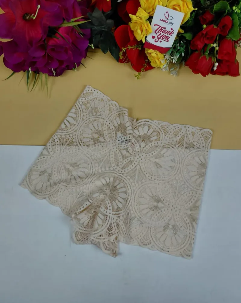 Lace Panty (Boxer)  — Cream