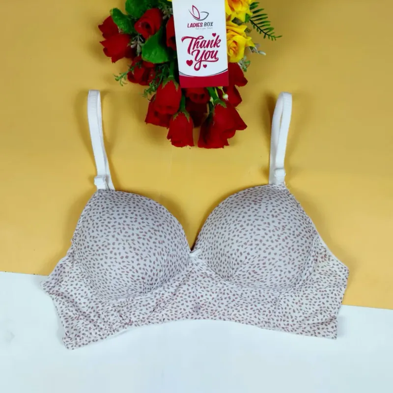 Print Wireless Foam  Bra  — Print-6
