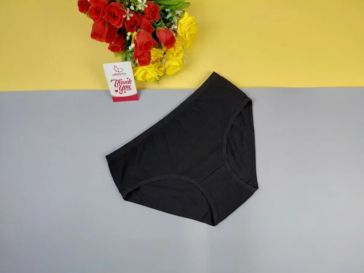 Cotton Panty (Export Quality) — Black