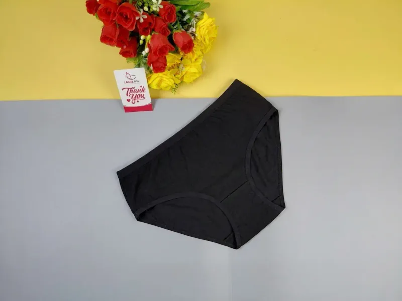 Cotton Panty (Export Quality) — Black