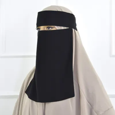 Niqab Single Layer -1-Part for Women